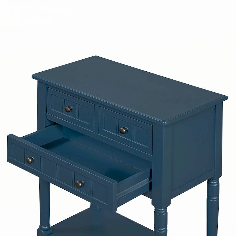 Tavolo consolle stretto (blu navy)