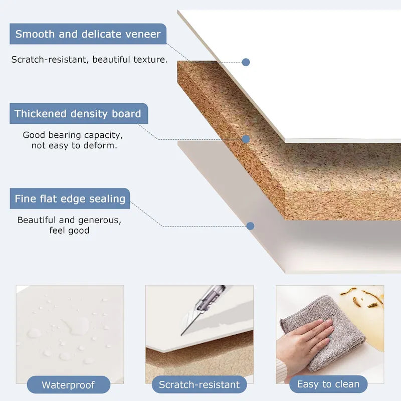 Mobiletto stretto per biancheria da bagno alto 70.9 pollici, mobile contenitore indipendente in legno massello a 8 ripiani