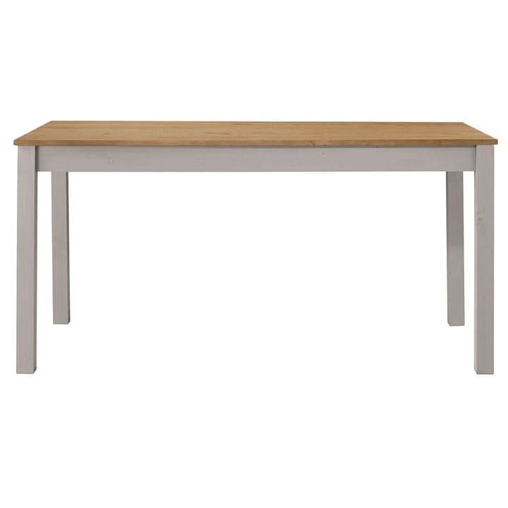 Tavolo da pranzo in legno, tavolo rustico e minimalista, facile da montare, arredo per riunioni conviviali
