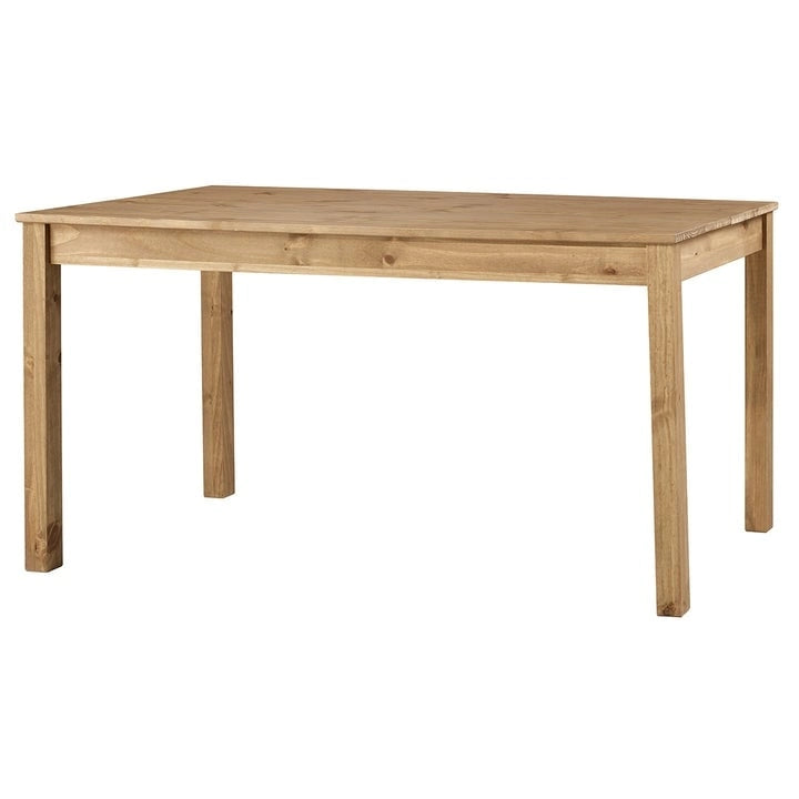 Tavolo da pranzo in legno, tavolo rustico e minimalista, facile da montare, arredo per riunioni conviviali