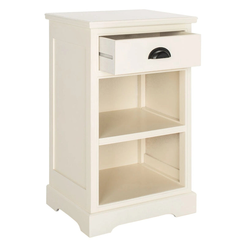Tavolino contenitore grigio - 17.7 x 13.8 x 29.9 - 18Wx14Dx30H