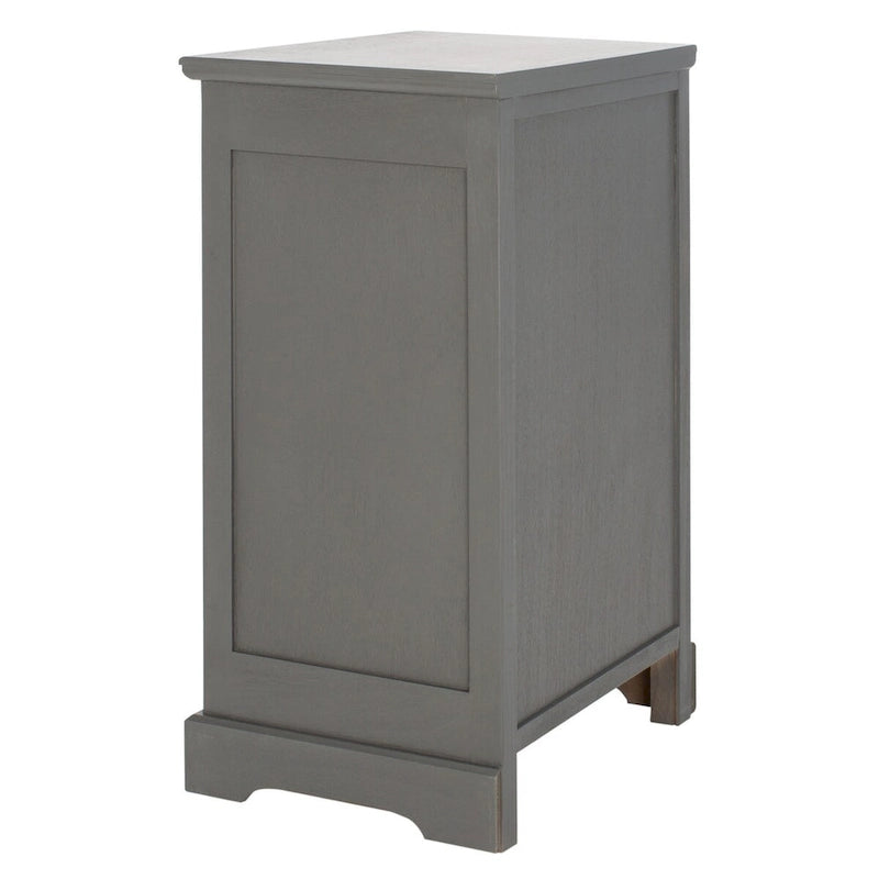 Tavolino contenitore grigio - 17.7 x 13.8 x 29.9 - 18Wx14Dx30H