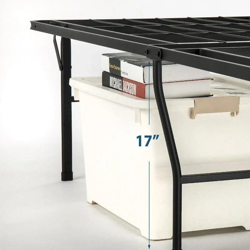 Heavy Duty Mattress Foundation, Low Profile Mattress Support Frame, Long-Lasting Reliable Build