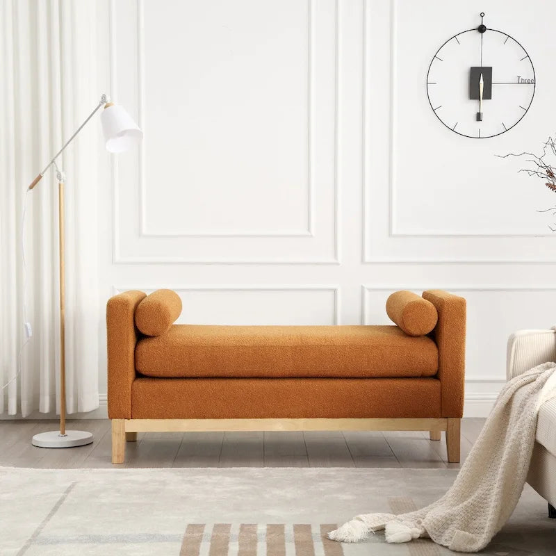 Elegante panca imbottita per la camera da letto e il soggiorno