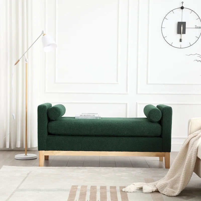 Elegante panca imbottita per la camera da letto e il soggiorno