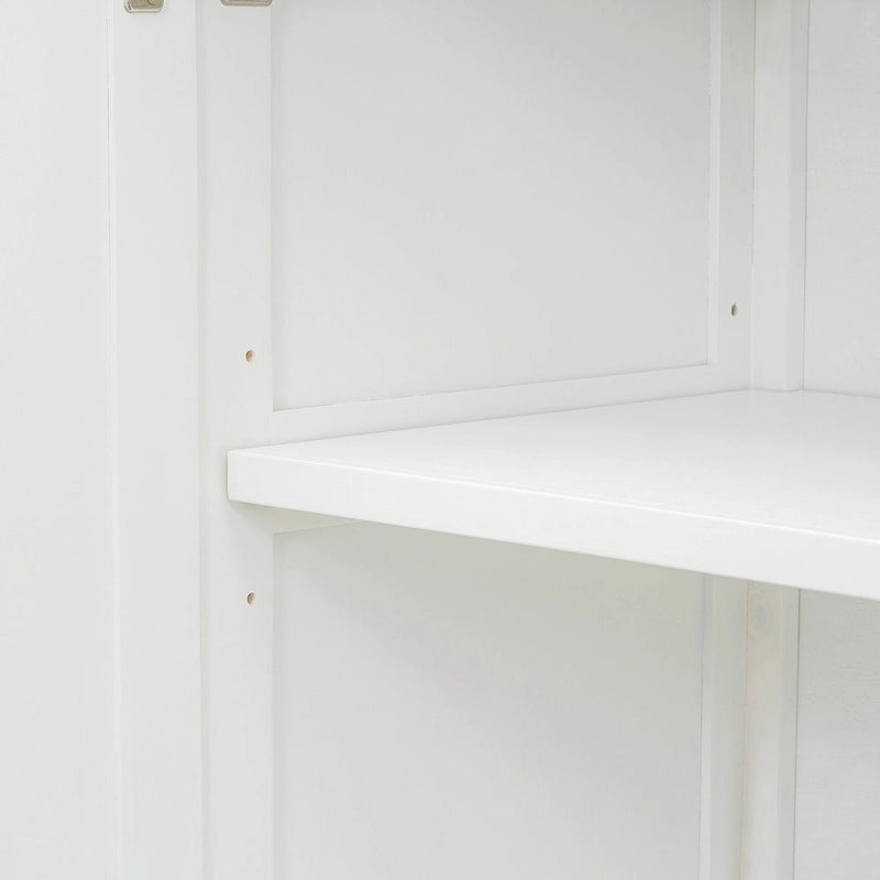 Sideboard with 4 Door, Modern Minimalist Side Cabinet, Hidden Storage Furniture for Home Kitchen