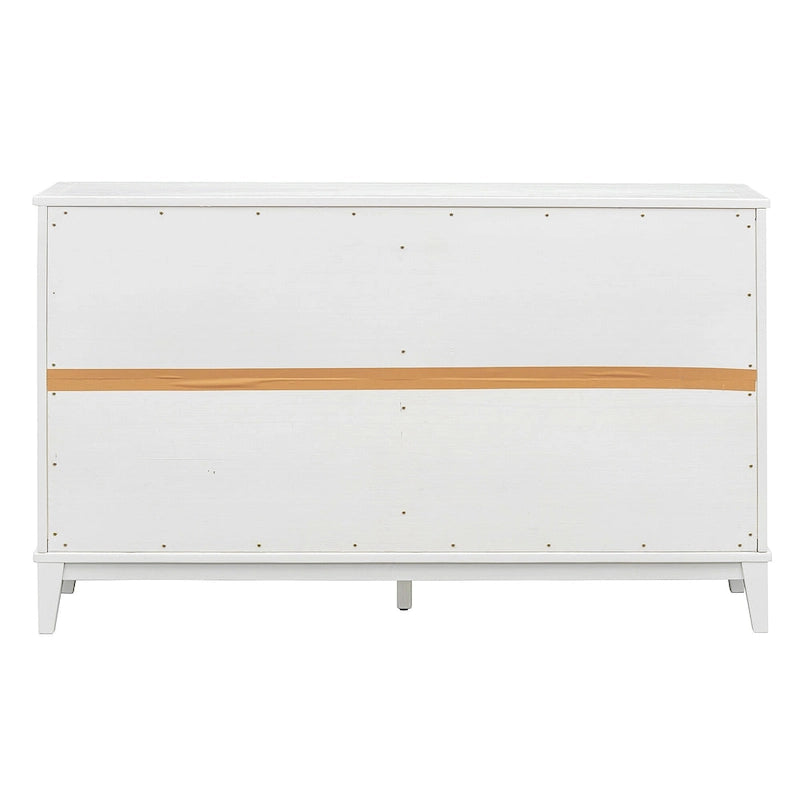 Sideboard with 4 Door, Modern Minimalist Side Cabinet, Hidden Storage Furniture for Home Kitchen