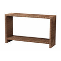 Bohemian Natural Seagrass Console Table
