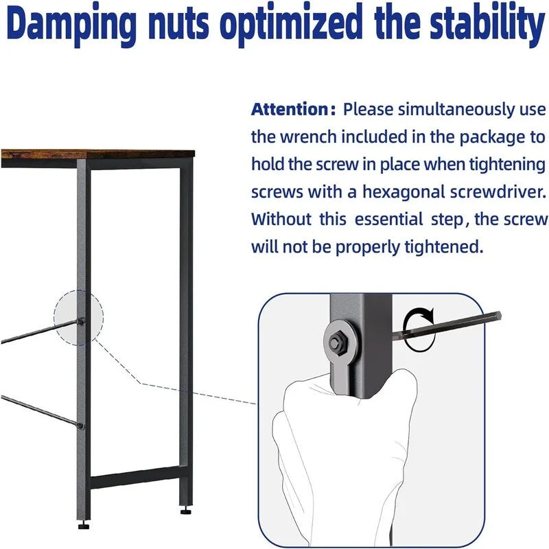 Biurko do domowego biura z gniazdkiem elektrycznym